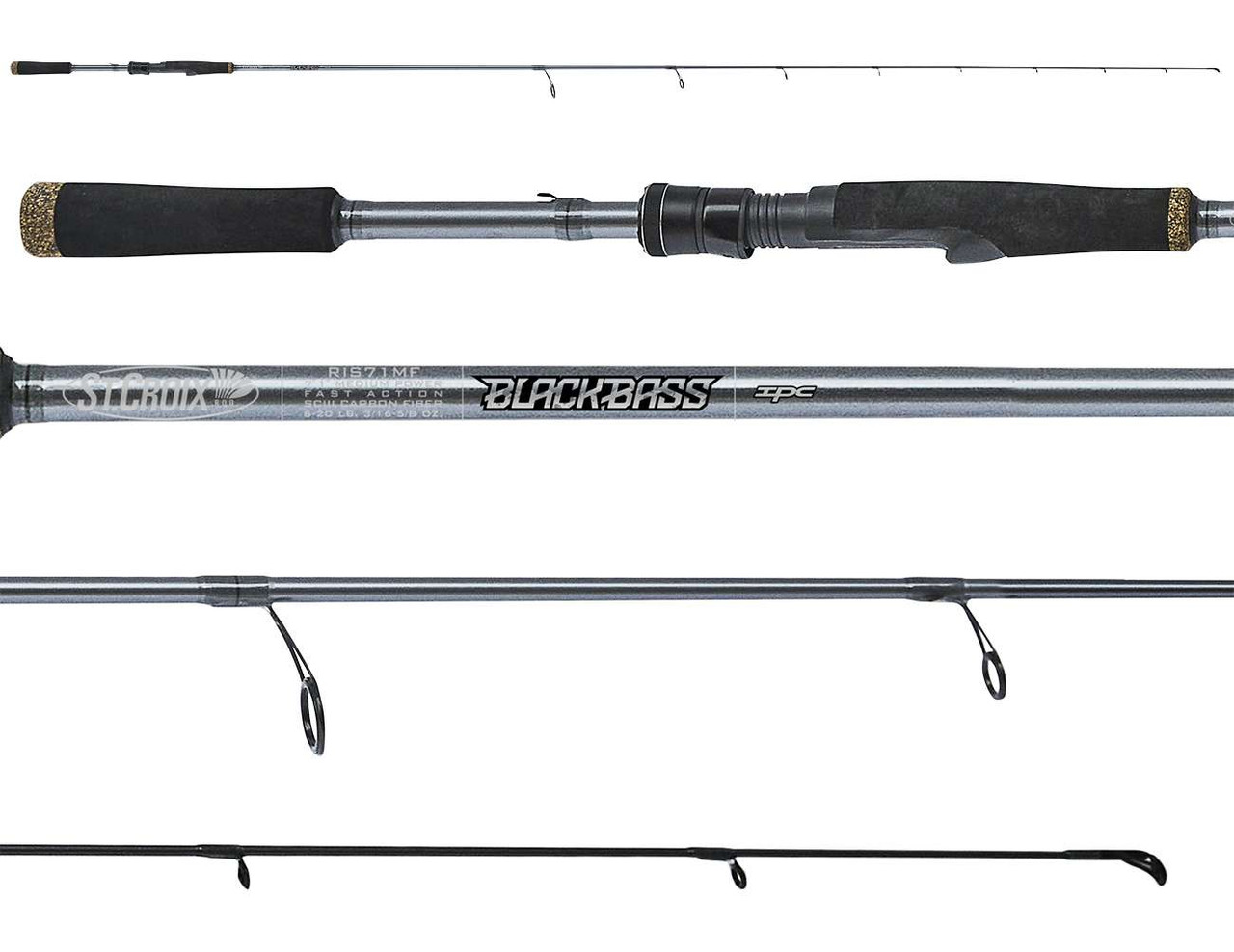 St Croix Black Bass Spinning Rod RIS71MHF2 10.6-21g